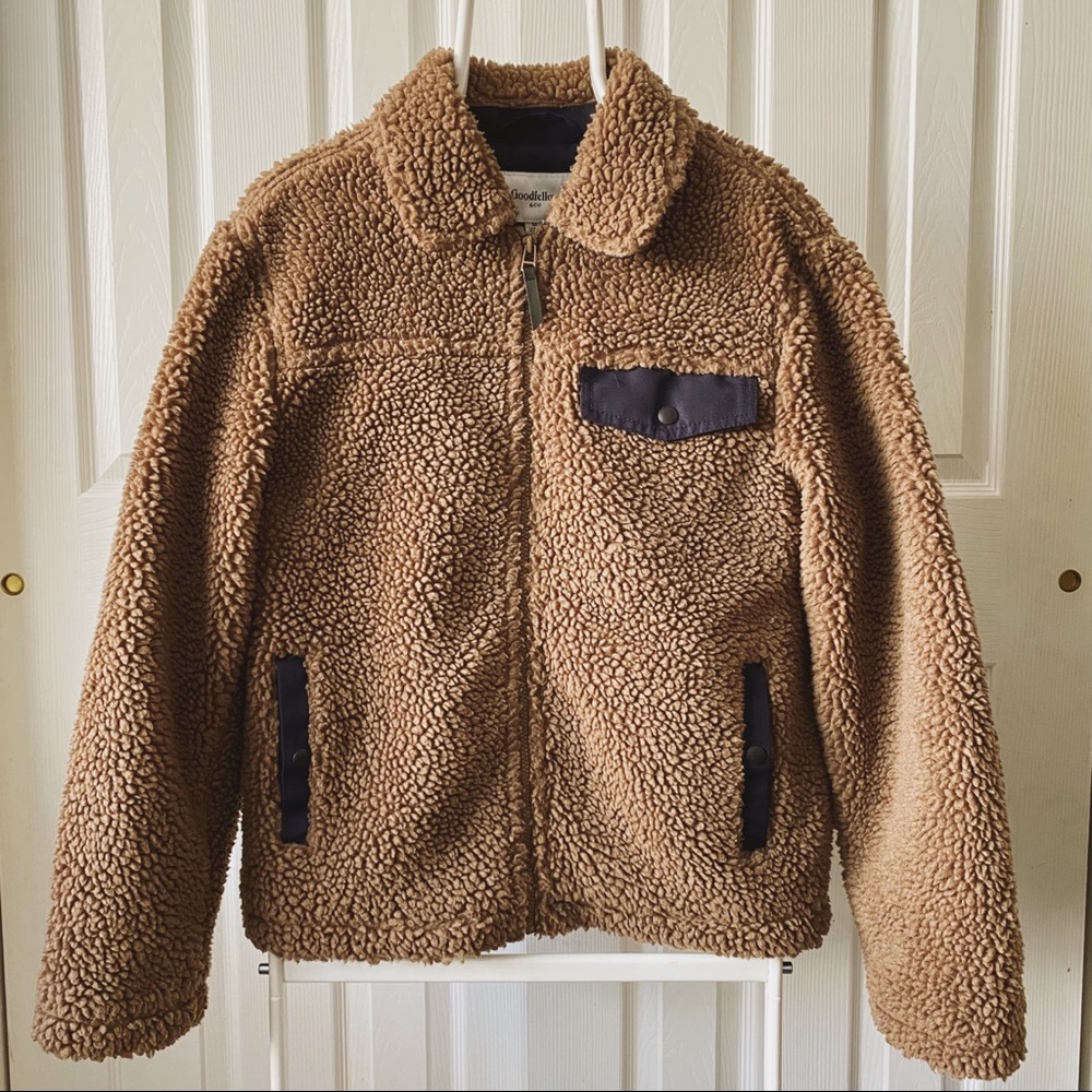 Goodfellow & Co. Brown Fleece Sherpa jacket